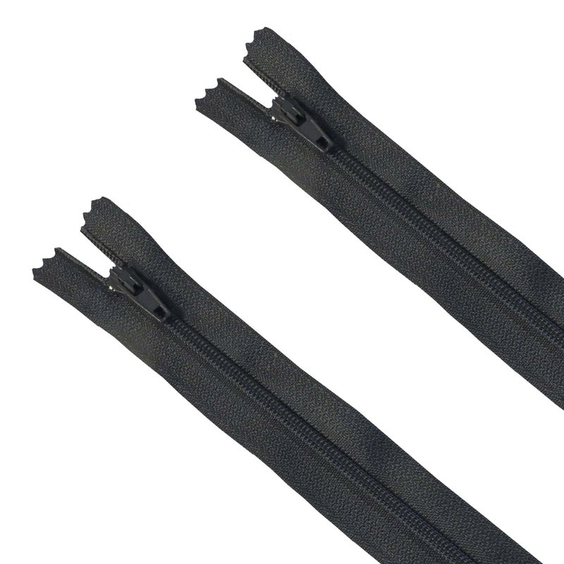 Seeking ROAM Standard Zippers, Nylon Coil, 2 Pieces (Dark Grey, 6 "" Inch) - Image 1